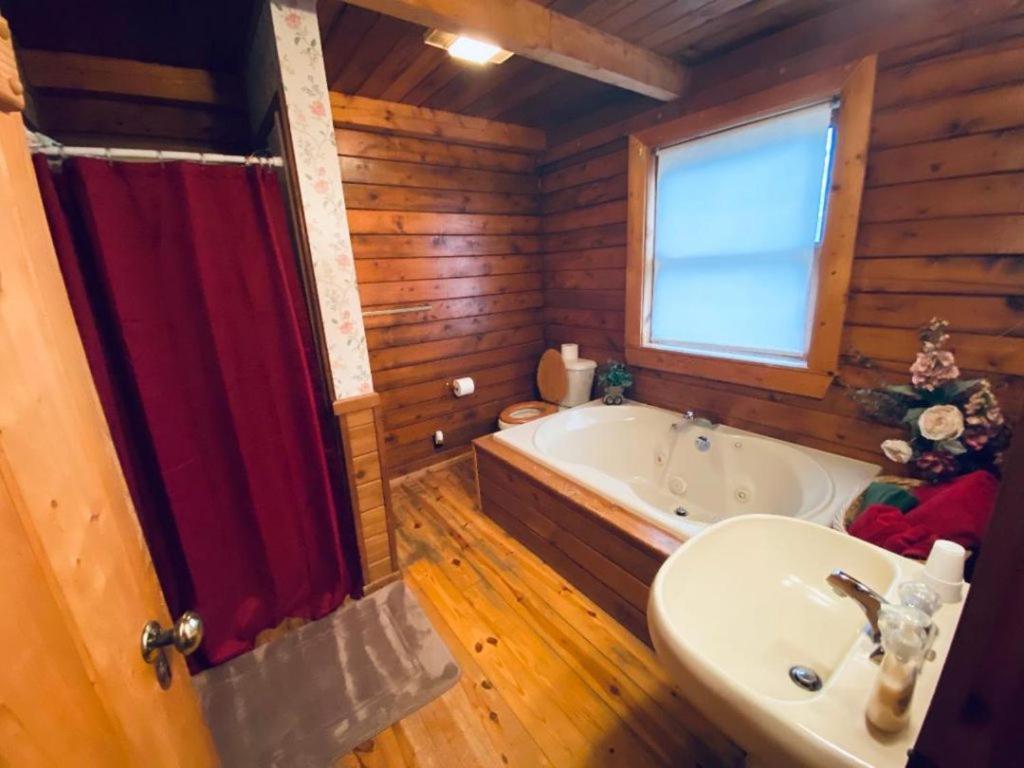 Cozy Cabin At Bear Mountain Log Cabins Юрека Спрингс Екстериор снимка